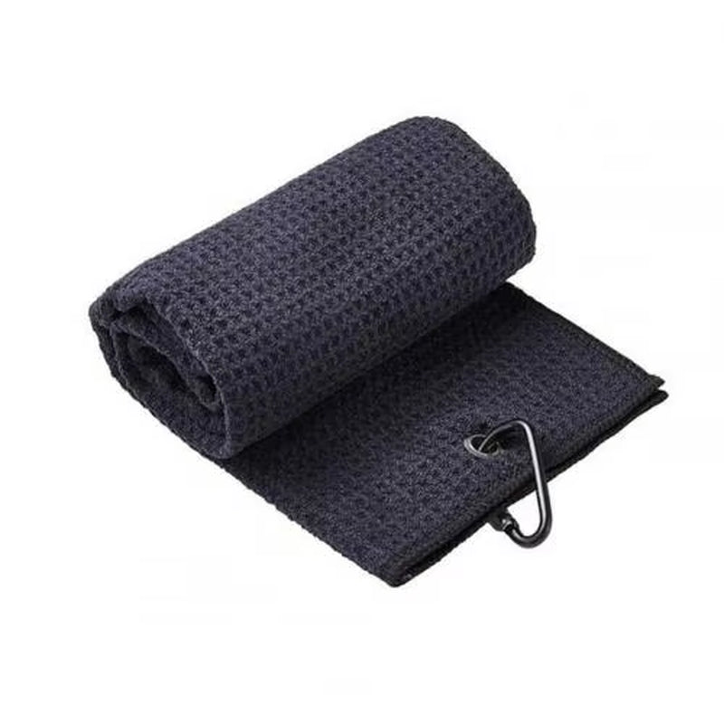 Golf Club Towel Anti-Pilling Quickly Drying Accessory Waffle Pattern Golf Towel for Golf Training ATHLEXES