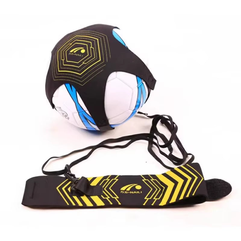 Soccer Ball Juggle Bag Children Auxiliary Training Belt Adults Soccer Kick Trainer Solo Football Training Equipment for Beginner ATHLEXES