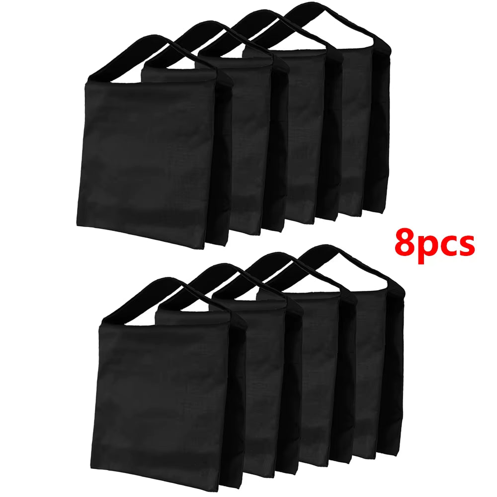 4Pcs/2Pcs/1Pc Black Sand Bag Weight Bags for Photography Studio Video Studio Stand Sandbag for Light Stands Boom Arms Tripods ATHLEXES