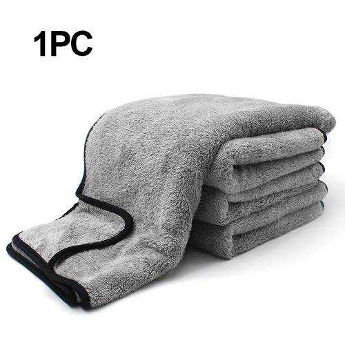 Microfiber Towel Car Wash Accessories 100X40Cm Super Absorbency Car Cleaning Cloth Premium Microfiber Auto Towel One-Time Drying ATHLEXES