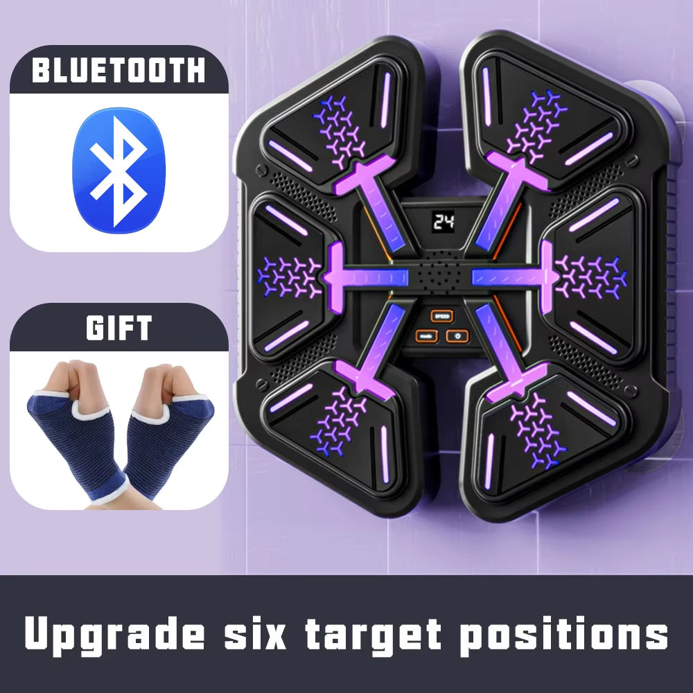 New Smart Music Boxing Machine Adult/Children Sports Fitness Boxing Trainer Home Exercise Response Training Boxing Wall Target ATHLEXES