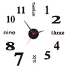 Artistry Time: 3D Wall Decal Decorative Clock ATHLEXES