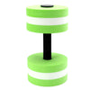 2PCS EVA Water Dumbbells - Floating Yoga Foam Weights for Men , Women & Kids Fitness Exercise ATHLEXES