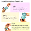 Weighted Adjustable Smart Hula Circle Sport Hoops Weight Loss Exercise Detachable Knots ATHLEXES