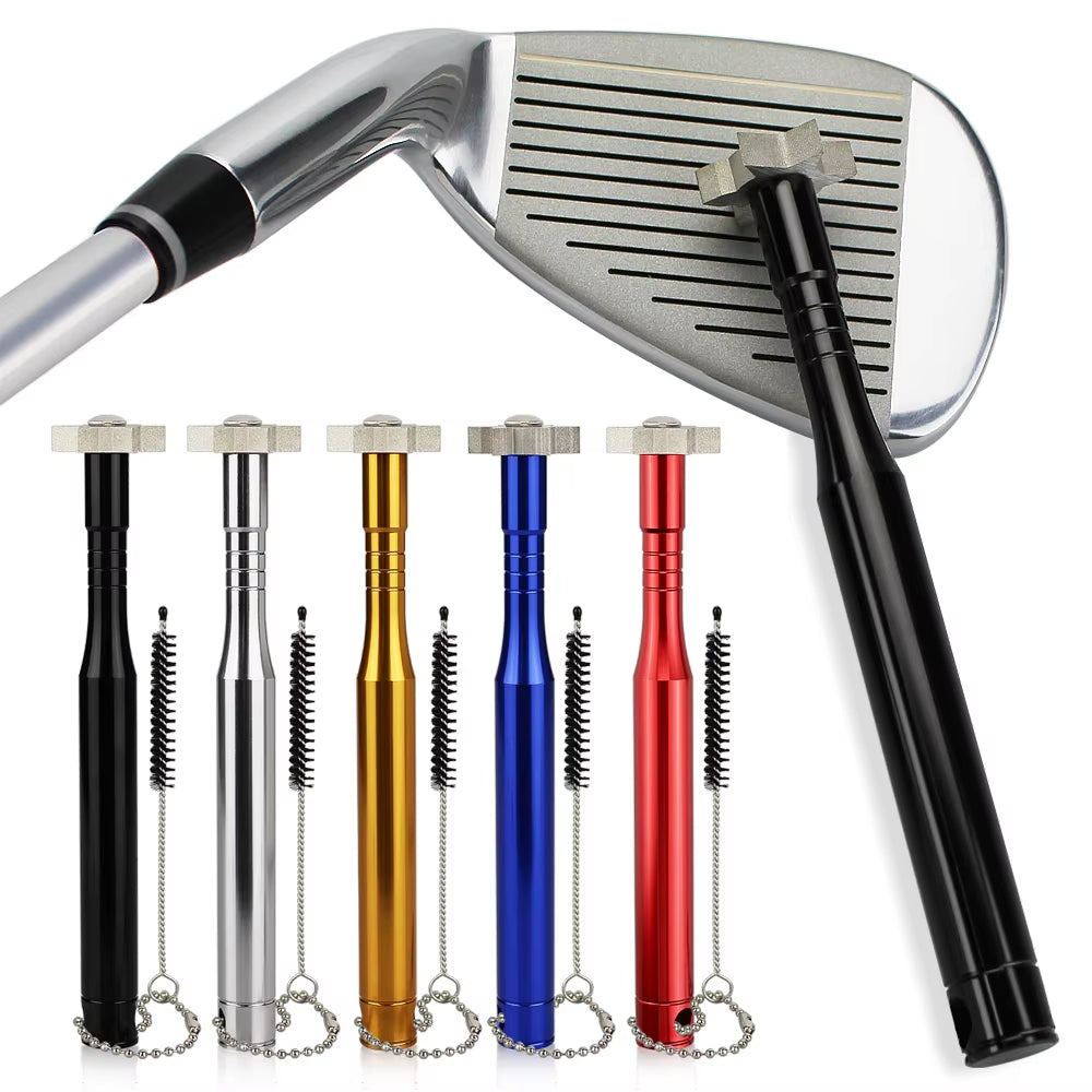 Golf Club Grooving Sharpening Tool Golf Club Sharpener Head Strong Wedge Alloy Wedge Golf Accessories ATHLEXES