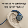 For Xiaomi Huawei Apple Wireless Earphone Bone Conduction Bluetooth Stereo Waterproof Earphone Audio Mp3 with Music Microphone ATHLEXES