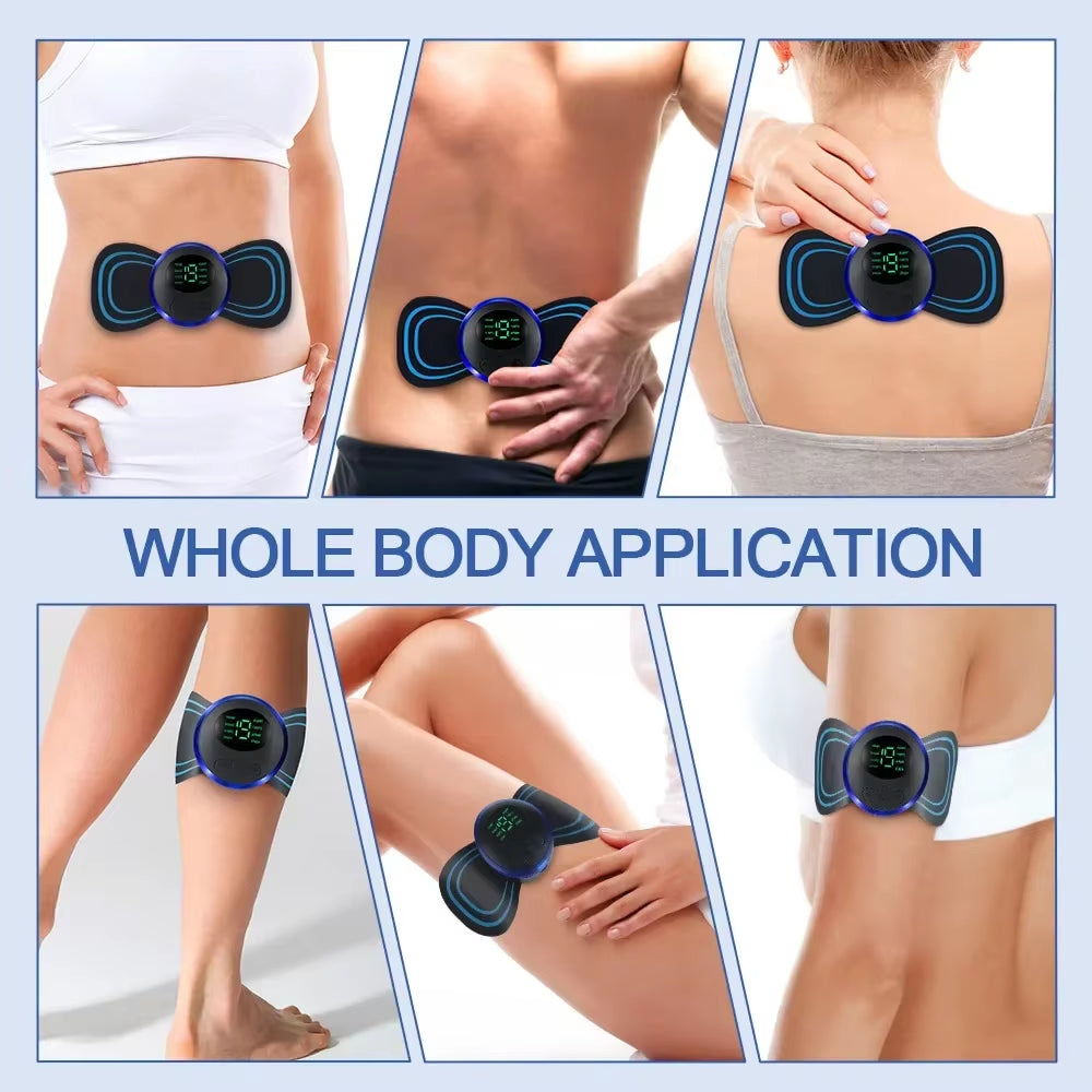 Massageador Elétrico Do Pescoço Do，Mini Massageador, Estimulador De Remendo Cervical Traseiro, Massageador Mat ATHLEXES