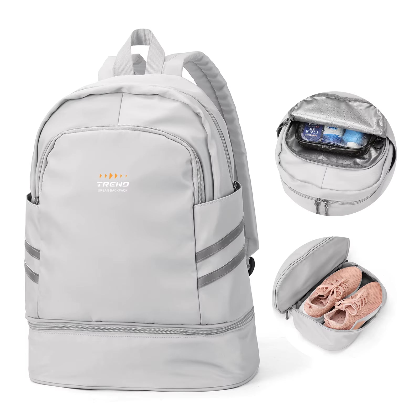 Gym Backpack for Women with Shoes Compartment, Large Women Travel Backpack Waterproof, Sport Swimming Yoga Athletic Backpack ATHLEXES