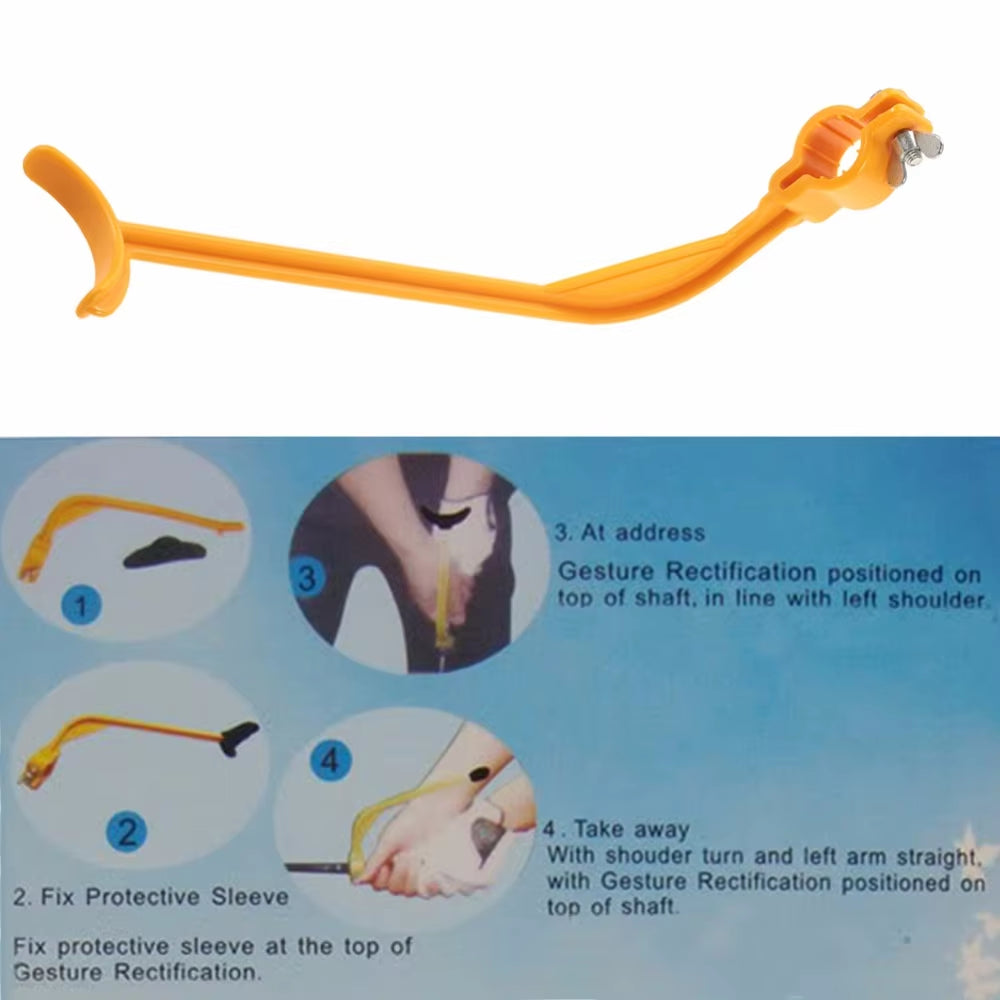Practice Guide Golf Swing Trainer Beginner Alignment Golf Clubs Gesture Correct Wrist Training Aids Tools Golf Accessories ATHLEXES