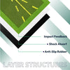 Golf Training Mat Kit for Swing Path Feedback Detection Correcting Hitting Posture Golf Practice Mat Advanced Guides Aid Pad ATHLEXES