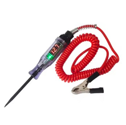 Car Truck Voltage Circuit Tester Auto 6V 24V Tools Car Diagnostic Probe Test Pen Light Bulb Electric Measuring Pen Tools ATHLEXES