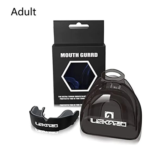 Adult Sports Mouthguard Muay Thai Boxing Teeth Protection Mma Fighting Mouth Guard Children Rugby Fight Training Braces ATHLEXES