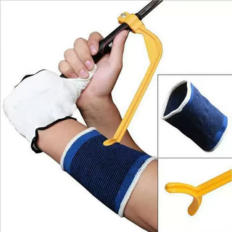 Practice Guide Golf Swing Trainer Beginner Alignment Golf Clubs Gesture Correct Wrist Training Aids Tools Golf Accessories ATHLEXES