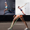 Hot 3 Levels Resistance Yoga Pull Rope Bands Handles Elastic Sports Bodybuild Home Gym Workouts Muscle Training Rubber Tube Band ATHLEXES