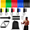 Resistance Bands Set Bodybuilding Home Gym Equipment Professional Weight Training Fitness Elastic Rubber Bands Workout Expander ATHLEXES