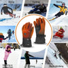 Electric Heating Gloves Waterproof Skiing Gloves Winter Motorcycle Riding Outdoor Gloves 3 Levels Heated Gloves ATHLEXES