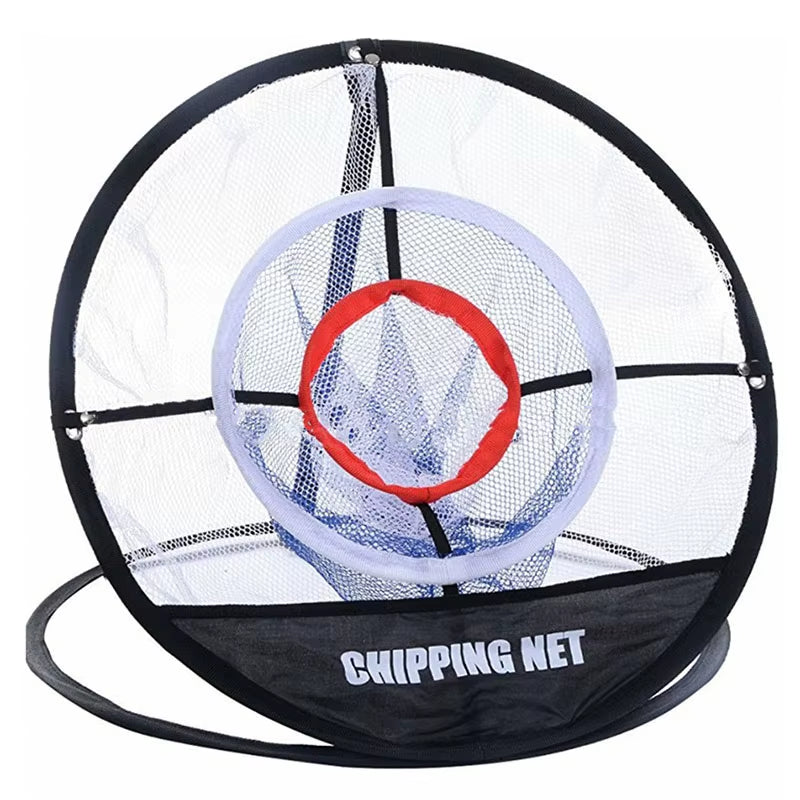 Golf Swing Trainer Chipping Net Golf Training Aids Indoor Outdoor Foldable Chipping Pitching Cages Hitting Mat ATHLEXES