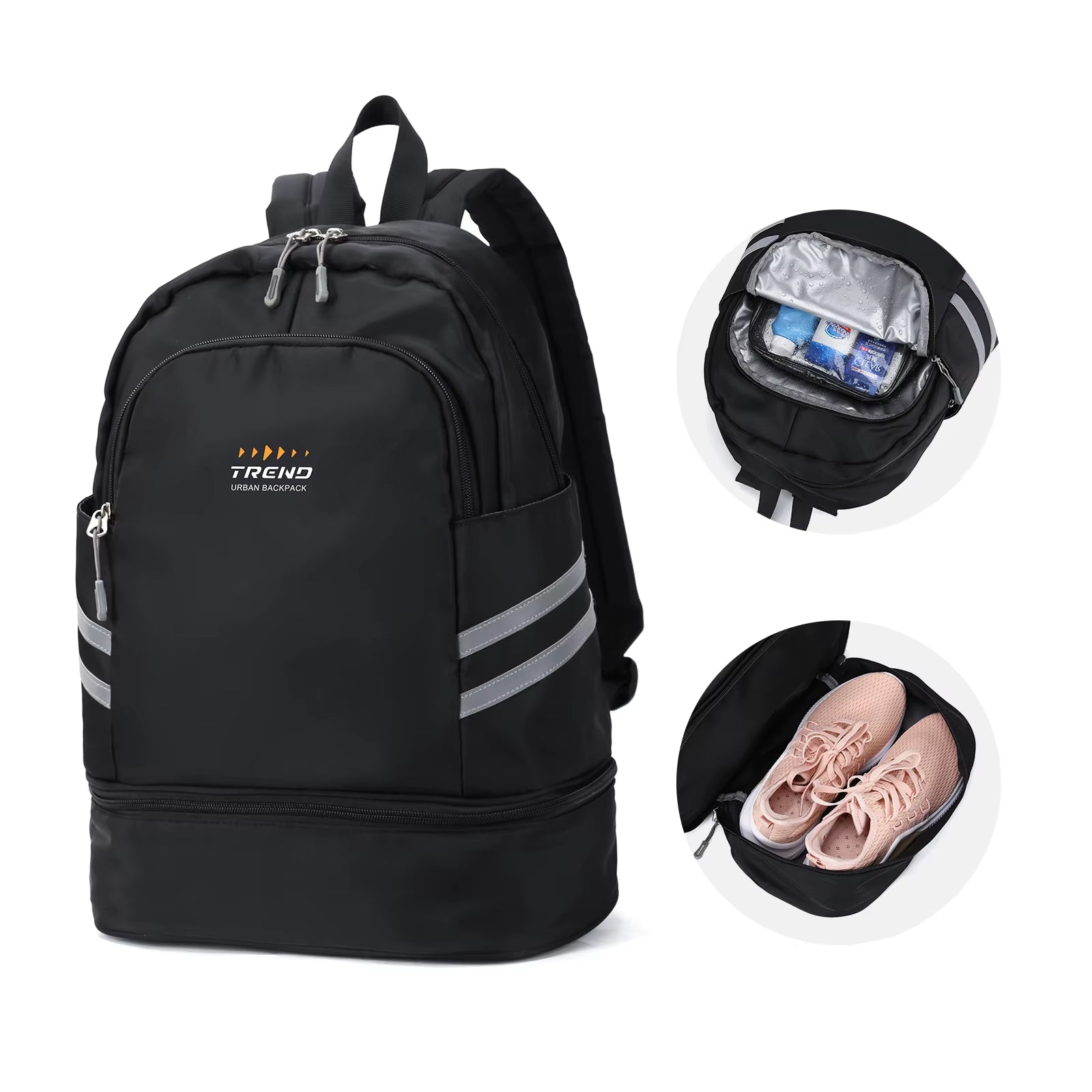 Gym Backpack for Women with Shoes Compartment, Large Women Travel Backpack Waterproof, Sport Swimming Yoga Athletic Backpack ATHLEXES