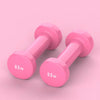Vinyl Coated Dumbbell 0.5Kg Hand Weights Non-Slip and Anti-Roll Hex Dumbbells in Pair for Workouts Strength Training Free Weight ATHLEXES