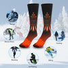 2 Pairs Heated Socks Feet Warm Snowmobile Skiing Boots Heated Socks Outdoor Camping Sports Winter Thermal Stocking Foot Warmer ATHLEXES