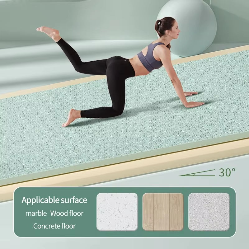 Yoga Mat with a Thickness of 10Mm, anti Slip, Pilates Fitness Mat, Environmentally Friendly, Tear Resistant WOMEN'S Yoga Mat ATHLEXES