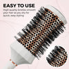 round Hair Brush Set, 4 Piece Professional Blow Dry Kit with 3 round Brushes and Comb for Styling, Beauty Gifts Sets for Women ATHLEXES