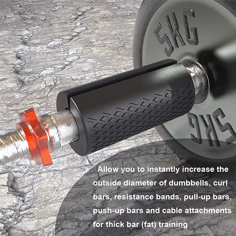 Pair Barbell Dumbbell Booster Grip Portable Fitness Equipment Fitness Equipment Accessories Avoid Injury Increase Friction ATHLEXES