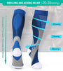 3/6/7 Pairs Compression Socks Women Men 30 Mmhg Comfortable anti Fatigue Athletic Nylon Medical Nursing Sport Running Stockings ATHLEXES