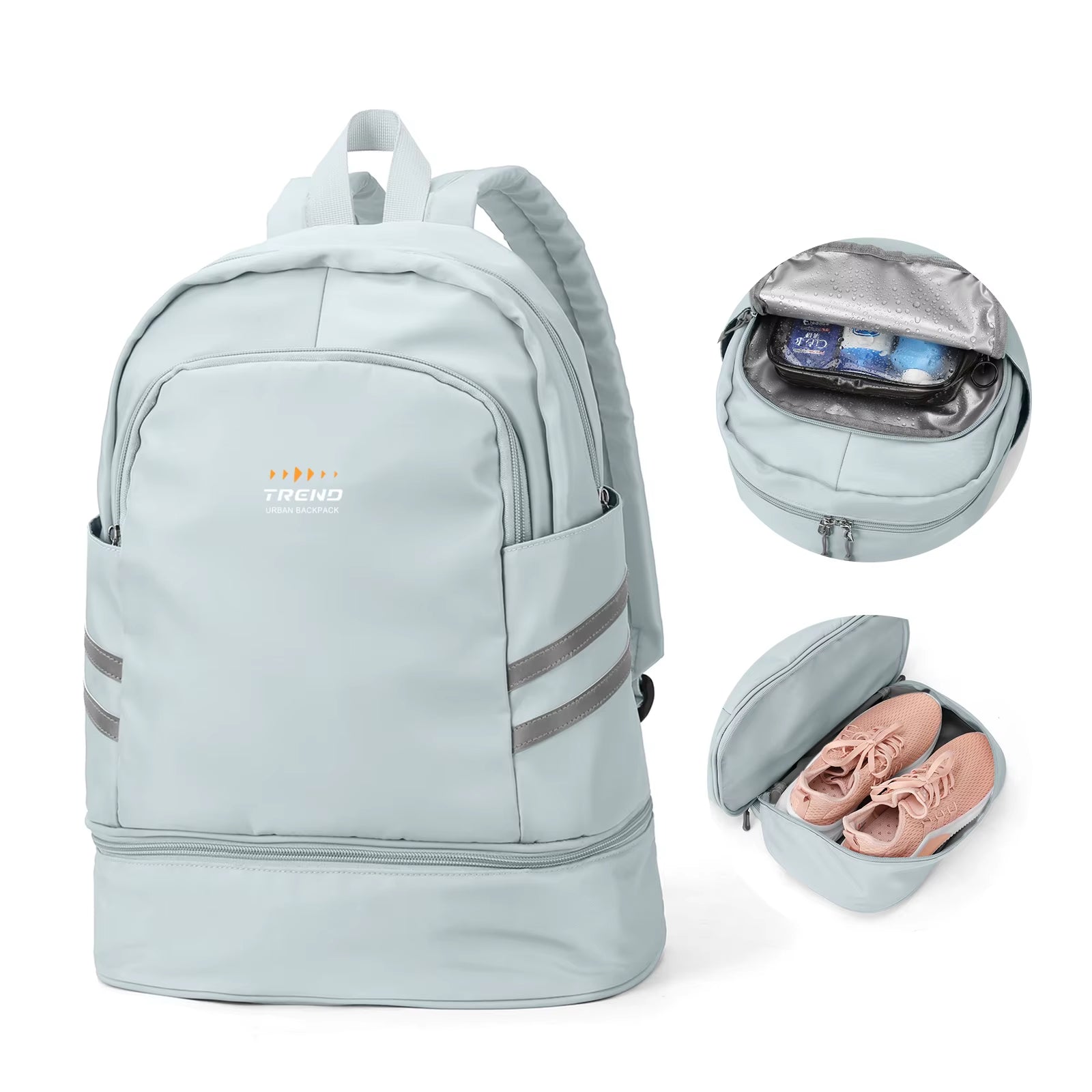 Gym Backpack for Women with Shoes Compartment, Large Women Travel Backpack Waterproof, Sport Swimming Yoga Athletic Backpack ATHLEXES