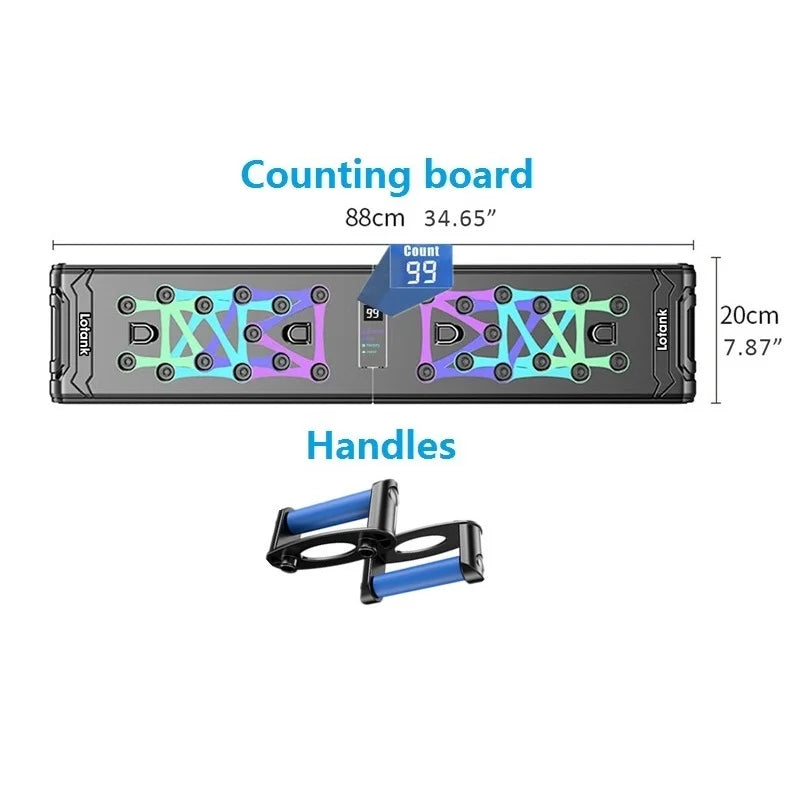 Counting Folding Push up Board Multifunctional Exercise Table Abdominal Muscle Enhancement Gym Sports Portable Fitness Equipment ATHLEXES