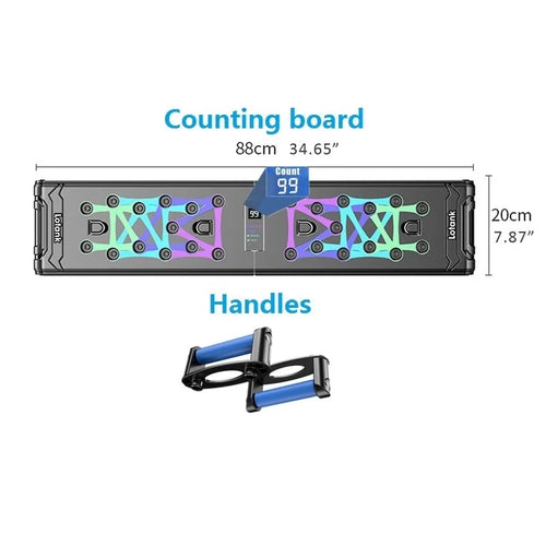 Counting Folding Push up Board Multifunctional Exercise Table Abdominal Muscle Enhancement Gym Sports Portable Fitness Equipment ATHLEXES