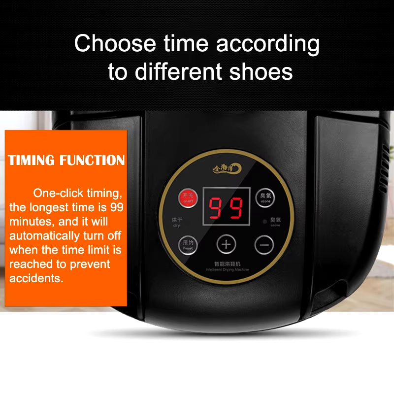 220V/110V Timed Shoe Dryer Deodorant Retractable Shoe Dryer Fast Dryer Heater Deodorizer Dehumidifier Device Foot Warmer Heater ATHLEXES