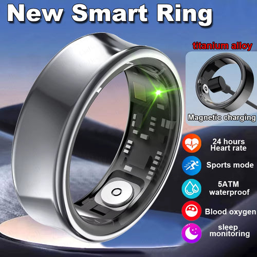 For Samsung Galaxy Smart Ring Men Blood Oxygen Sleep Monitoring GPS Motion Track IP68&5ATM Waterproof Smartring for Android IOS ATHLEXES