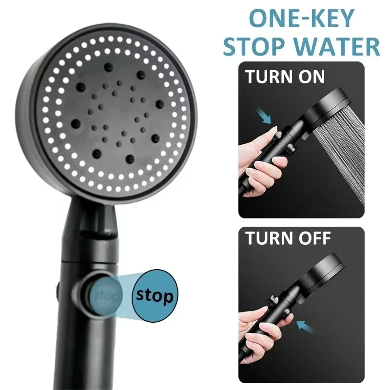 Xiaomi  Shower Head Water Saving 5 Modes Adjustable High Pressure Showerhead Handheld Spray Hangable Bathroom Accessories ATHLEXES