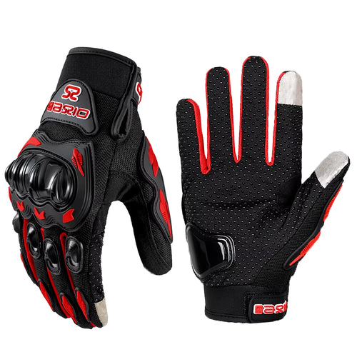Ummer Breathable Full Finger Motorcycle Gloves Non-Slip Wear-Resistant Motocross Racing Gloves Touch Screen Moto Biker Gloves ATHLEXES