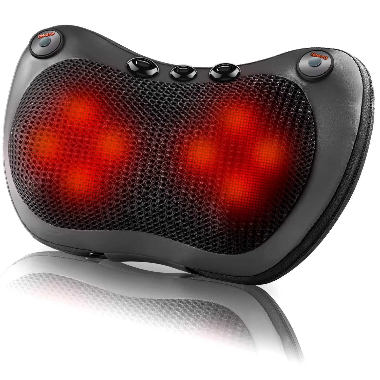 Relaxation Massage Pillow Vibrator Electric Neck Shoulder Back Heating Kneading Infrared Therapy Head Massage Pillow ATHLEXES