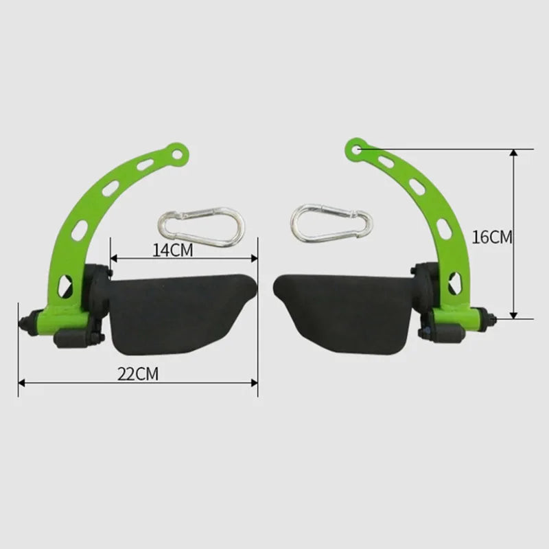 8 Piece Set Fitness Lat Pull down T Handle Bar Rowing Rotating V-Bar Pulley Cable Machine Handle Grip Gym Equipment Back Trainer ATHLEXES