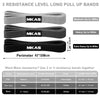 Long Resistance Loop Band Set Unisex Fitness Yoga Elastic Bands Hip Circle Thigh Squat Band Workout Gym Equipment for Home ATHLEXES