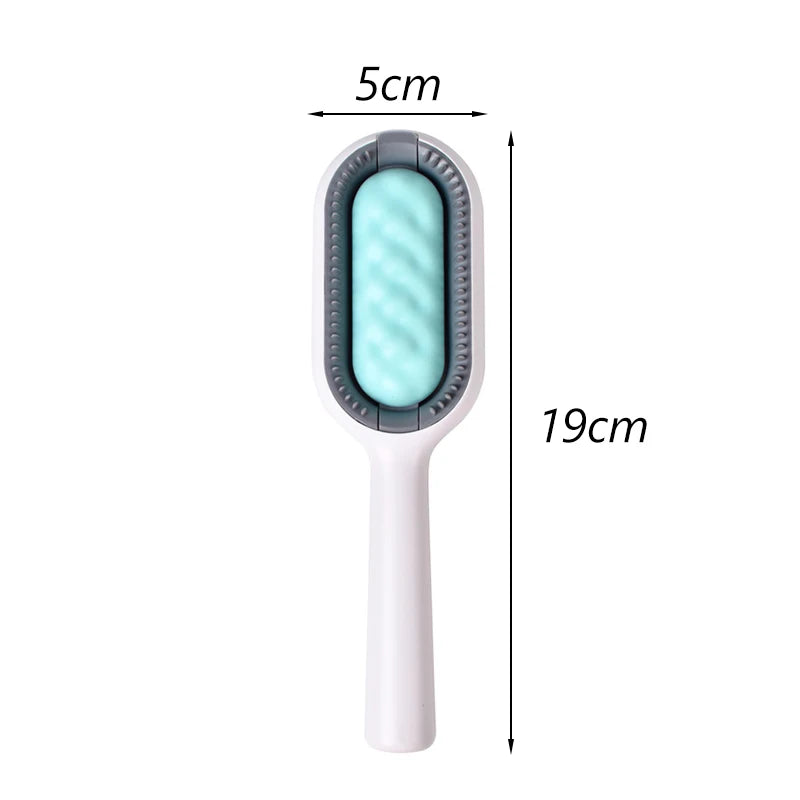 Double Sided Hair Removal Brushes for Cat Dog Pet Grooming Comb with Wipes Kitten Brush Gato Accesorios Artículos Para Mascotas ATHLEXES