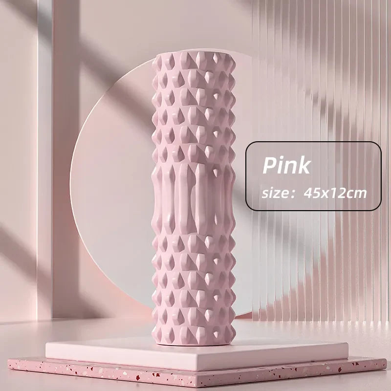 Foam Rollers for Muscle Massage - High-Density Back Foam Roller for Back Pain Relief & Muscle Recovery in Legs & Arms ATHLEXES