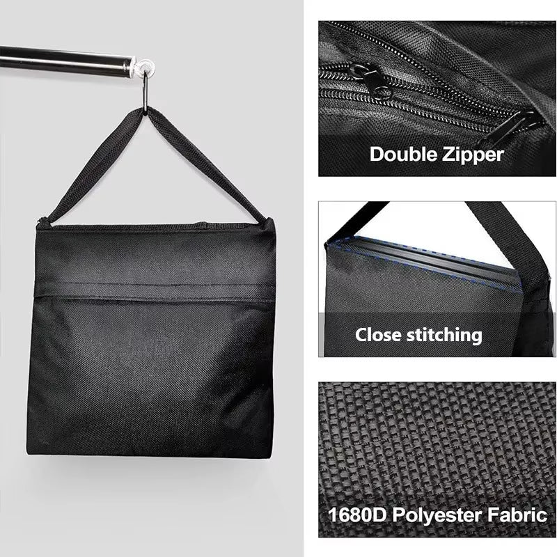 4Pcs/2Pcs/1Pc Black Sand Bag Weight Bags for Photography Studio Video Studio Stand Sandbag for Light Stands Boom Arms Tripods ATHLEXES