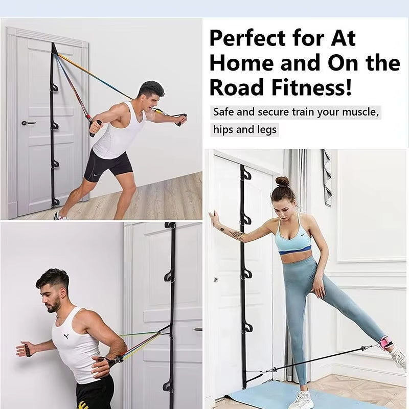 Upgrade Door Anchor Strap for Resistance Bands Exercises Anchor Gym Attachment for Home Fitness Portable Door Band Resistance ATHLEXES