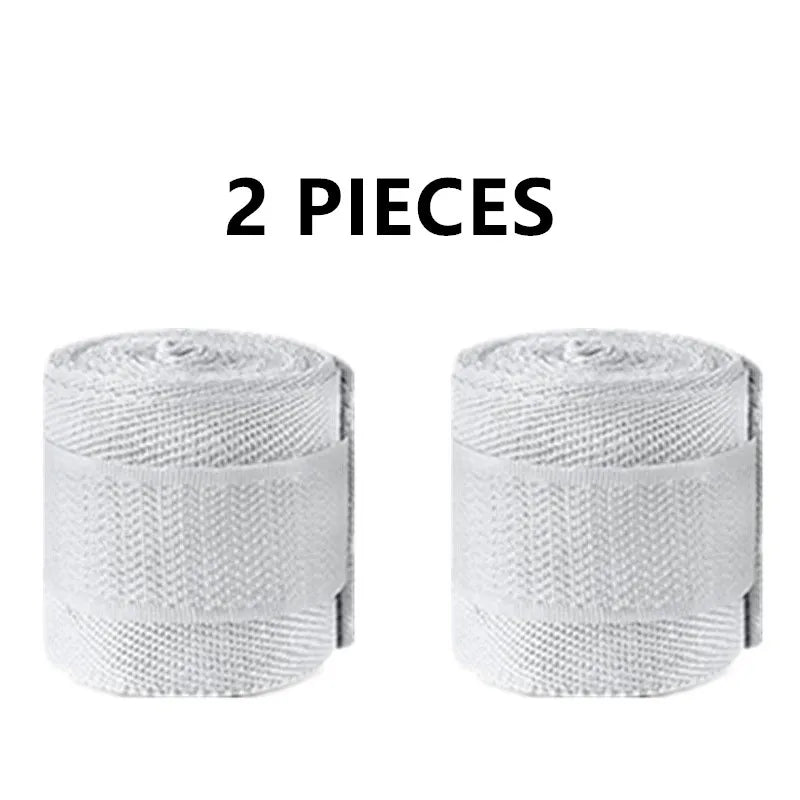 2 Rolls 2.5M Cotton Boxing Bandage Sports Strap Sanda Gauntlets MMA Hand Gloves Wraps Belt Wraps Bandage for Competition ATHLEXES