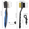 2Pcs/Set Golf Club Brush Golf Club Sharpener Grooving Tool Golf Putter Wedge Ball Groove Cleaner Kit Cleaning Tool Accessories ATHLEXES