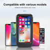 Waterproof Motorcycle Bike Mobile Phone Holder Magnetic Universal Bicycle GPS 360° Swivel Adjustable Motorcycle Cellphone Holde ATHLEXES