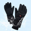 Outdoor Winter Gloves Hand Warmer DC Rechargeable Heated Gloves Touchscreen Waterproof Thermal Gloves for Women Men Ski Hiking ATHLEXES
