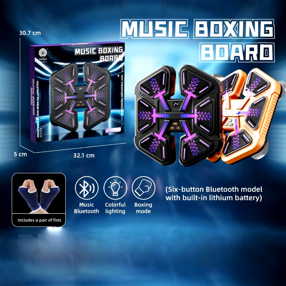 New Smart Music Boxing Machine Adult/Children Sports Fitness Boxing Trainer Home Exercise Response Training Boxing Wall Target ATHLEXES