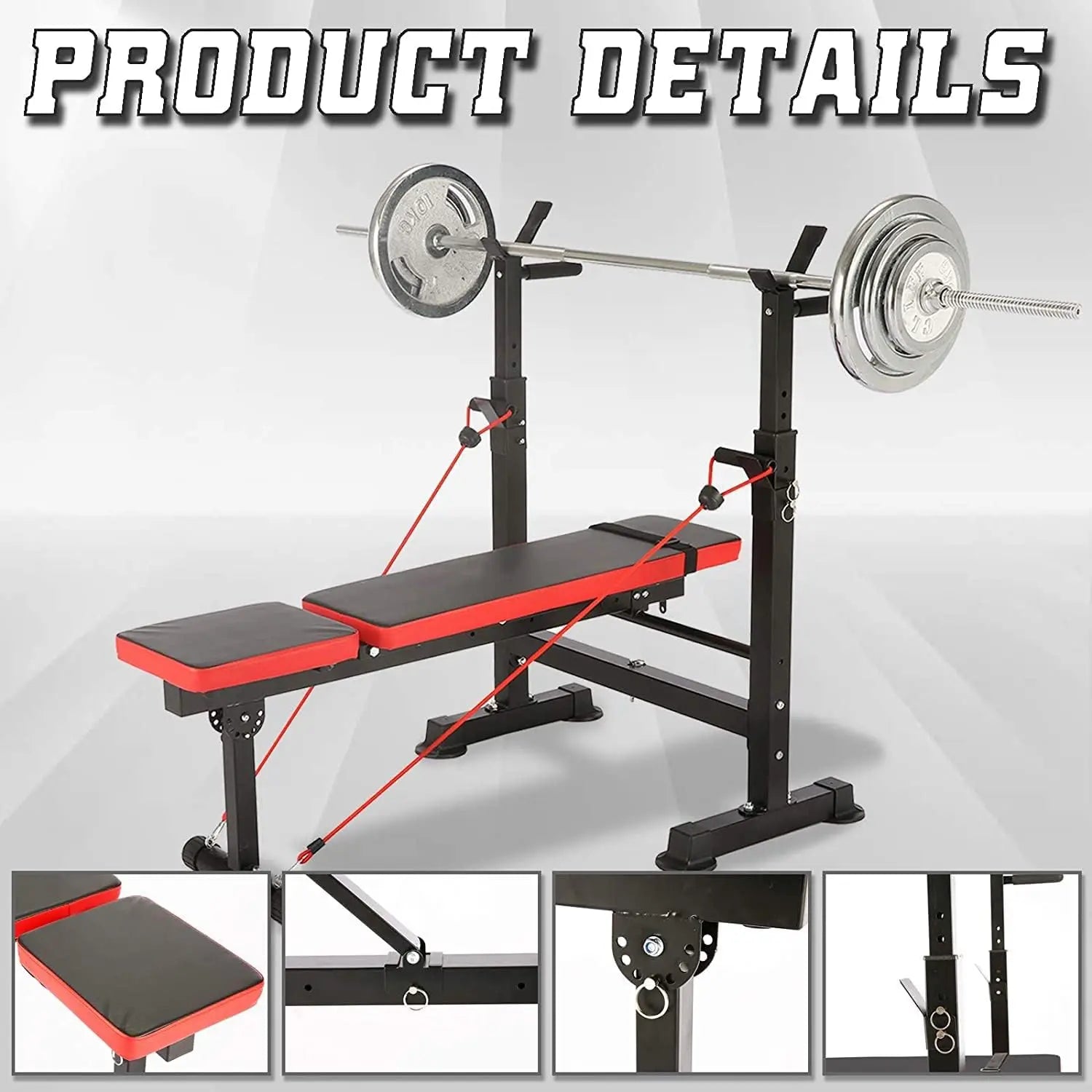Ultimate 600lbs 6 in 1 Adjustable Workout Bench ATHLEXES