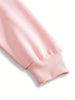 Cozy Elegance Pink Bow Cotton Hoodie for Women ATHLEXES