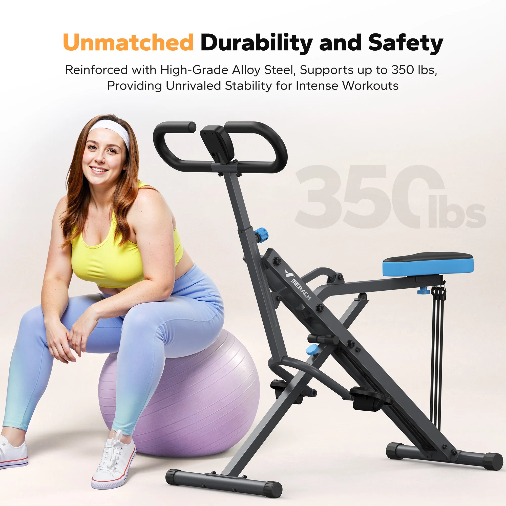 MERACH 2in1 Foldable Squat and Row Machine ATHLEXES